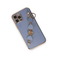 Newface iPhone 12 Pro Max Kılıf Esila Silikon - Gri