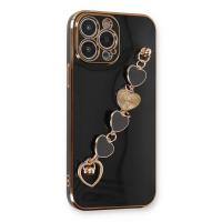 Newface iPhone 13 Pro Max Kılıf Esila Silikon - Siyah