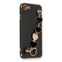 Newface iPhone 7 Kılıf Esila Silikon - Siyah