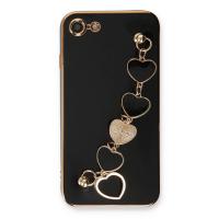 Newface iPhone 7 Kılıf Esila Silikon - Siyah