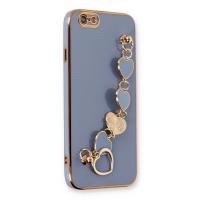 Newface iPhone 6 Kılıf Esila Silikon - Gri