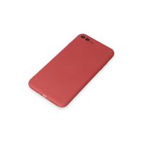 Newface iPhone 7 Plus Kılıf First Silikon - Kiremit