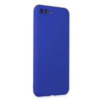 Newface iPhone 7 Plus Kılıf First Silikon - Koyu Mavi