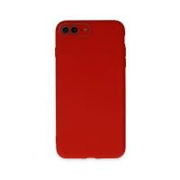 Newface iPhone 7 Plus Kılıf Lansman Glass Kapak - Kırmızı