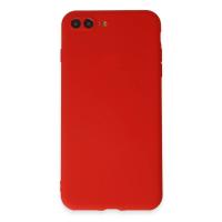 Newface iPhone 7 Plus Kılıf First Silikon - Kırmızı