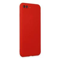 Newface iPhone 7 Plus Kılıf First Silikon - Kırmızı