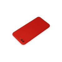 Newface iPhone 7 Plus Kılıf First Silikon - Kırmızı