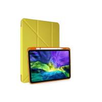 Newface iPad Pro 11 (2018) Kılıf Kalemlikli Mars Tablet Kılıfı - Açık Sarı