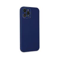 Newface iPhone 12 Pro Kılıf Lansman Glass Kapak - Sky Blue