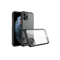 Newface iPhone 11 Pro Max Kılıf Miami Şeffaf Silikon - Siyah