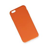 Newface iPhone 6 Plus Kılıf Nano içi Kadife Silikon - Turuncu