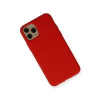 Newface iPhone 11 Pro Kılıf Nano içi Kadife Silikon - Kırmızı