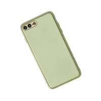 Newface iPhone 7 Plus Kılıf Coco Deri Silikon Kapak - Açık Yeşil