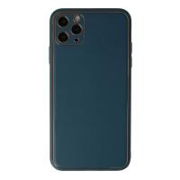 Newface iPhone 11 Pro Kılıf Coco Deri Silikon Kapak - Mavi