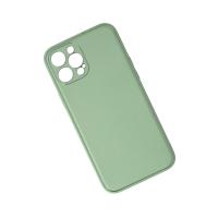 Newface iPhone 12 Pro Kılıf Coco Deri Silikon Kapak - Açık Yeşil