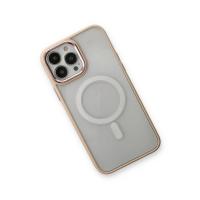 Newface iPhone 13 Pro Kılıf Room Magneticsafe Silikon - Pudra