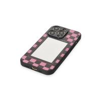 Newface iPhone 12 Pro Max Kılıf Mirror Desenli Kapak - Mirror - 8