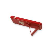 Newface iPhone X Kılıf Coco Deri Standlı Kapak - Kırmızı