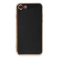 Newface iPhone 7 Kılıf Volet Silikon - Siyah