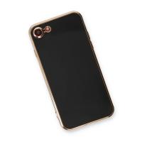 Newface iPhone 7 Kılıf Volet Silikon - Siyah