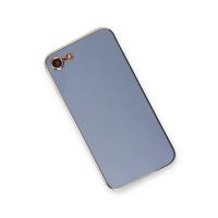 Newface iPhone 7 Kılıf Volet Silikon - Mavi