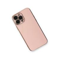 Newface iPhone 13 Pro Kılıf Volet Silikon - Pembe
