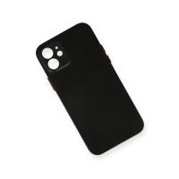 Newface iPhone 12 Kılıf PP Ultra İnce Kapak - Siyah