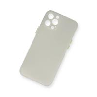 Newface iPhone 12 Pro Max Kılıf PP Ultra İnce Kapak - Beyaz