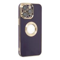 Newface iPhone 13 Pro Max Kılıf Store Silikon - Derin Mor