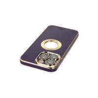 Newface iPhone 13 Pro Max Kılıf Store Silikon - Derin Mor