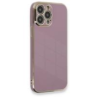 Newface iPhone 13 Pro Max Kılıf Volet Silikon - Mor