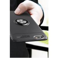 Newface iPhone 6 Kılıf Range Yüzüklü Silikon - Kırmızı