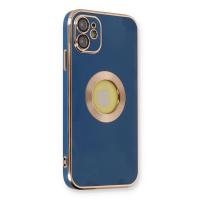 Newface iPhone 12 Kılıf Store Silikon - Mavi