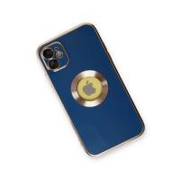 Newface iPhone 12 Kılıf Store Silikon - Mavi