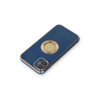 Newface iPhone 12 Kılıf Store Silikon - Mavi