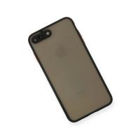 Newface iPhone 7 Plus Kılıf Montreal Silikon Kapak - Siyah