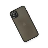 Newface iPhone 11 Pro Max Kılıf Montreal Silikon Kapak - Siyah