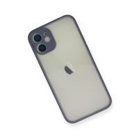 Newface iPhone 11 Pro Max Kılıf Montreal Silikon Kapak - Gri