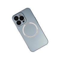 Newface iPhone 13 Pro Kılıf Jack Magneticsafe Lens Silikon - Sierra Blue