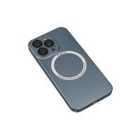 Newface iPhone 13 Pro Kılıf Jack Magneticsafe Lens Silikon - Sierra Blue
