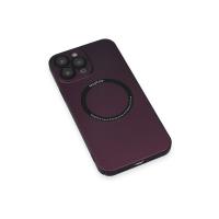 Newface iPhone 13 Pro Kılıf Jack Magneticsafe Lens Silikon - Mürdüm