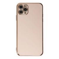 Newface iPhone 11 Pro Max Kılıf Volet Silikon - Pembe