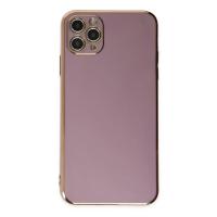 Newface iPhone 11 Pro Max Kılıf Volet Silikon - Mor