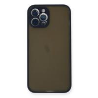 Newface iPhone 12 Pro Kılıf Montreal Silikon Kapak - Lacivert