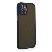 Newface iPhone 12 Pro Kılıf Montreal Silikon Kapak - Lacivert