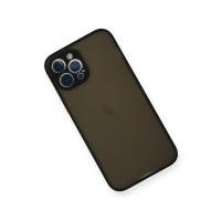 Newface iPhone 12 Pro Max Kılıf Montreal Silikon Kapak - Siyah