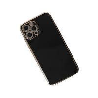 Newface iPhone 12 Pro Max Kılıf Volet Silikon - Siyah