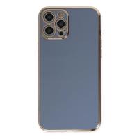 Newface iPhone 12 Pro Max Kılıf Volet Silikon - Mavi