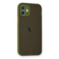 Newface iPhone 12 Mini Kılıf Montreal Silikon Kapak - Açık Yeşil