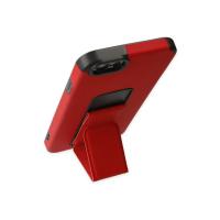 Newface iPhone 6 Kılıf Mega Standlı Silikon - Kırmızı